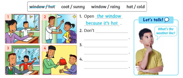 Tiếng Anh lớp 4 Unit 7: Lesson Two