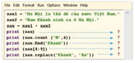 Tin học 10 Bài 12: Kiểu dữ liệu xâu kí tự – xử lí xâu kí tự