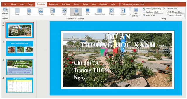 Tin học 7 Bài 13: Thực hành tổng hợp: Hoàn thiện bài trình chiếu