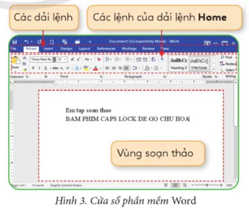 Tin học lớp 4 Bài 1: Làm quen với phần mềm soạn thảo văn bản