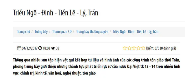 Tin học lớp 4 Bài 1: Máy tính giúp em tìm hiểu lịch sử Việt Nam