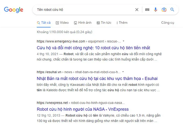 Tin học lớp 4 Bài 2: Em tập tìm thông tin trên Internet