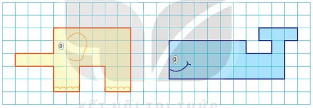 Toán 3 Bài 51: Diện tích của một hình. Xăng-ti-mét vuông