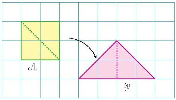 Toán 3 Bài 51: Diện tích của một hình. Xăng-ti-mét vuông