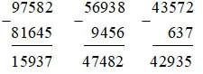 Toán 3 Bài 64: Phép trừ trong phạm vi 100 000