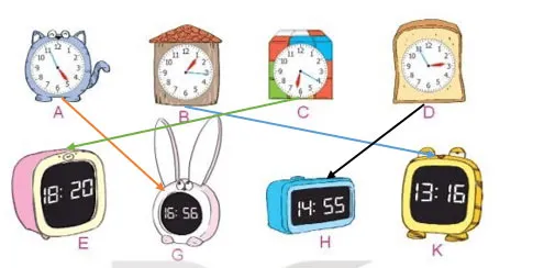 Toán 3 Bài 66: Xem đồng hồ. Tháng – năm