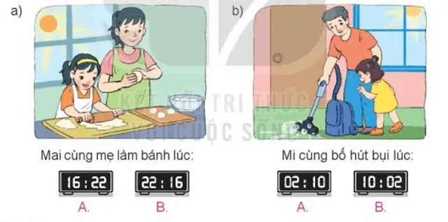 Toán 3 Bài 66: Xem đồng hồ. Tháng – năm