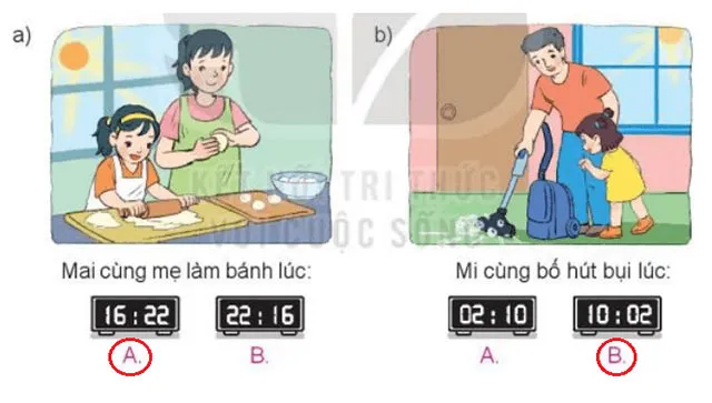 Toán 3 Bài 66: Xem đồng hồ. Tháng – năm