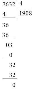 Toán 3: Chia cho số có một chữ số trong phạm vi 100 000 (tiếp theo)