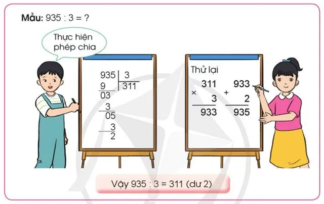 Toán 3: Chia cho số có một chữ số trong phạm vi 100 000