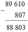 Toán 3: Phép trừ trong phạm vi 100 000