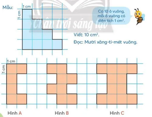 Toán 3: Xăng-ti-mét vuông