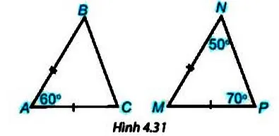 Toán 7 Bài 14: Trường hợp bằng nhau thứ hai và thứ ba của tam giác