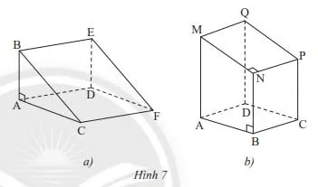 Toán 7 Bài 3: Hình lăng trụ đứng tam giác – Hình lăng trụ đứng tứ giác