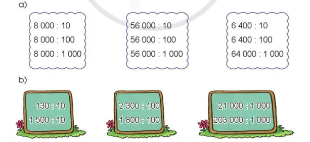 Toán lớp 4 Bài 39: Chia cho 10, 100, 1 000,…