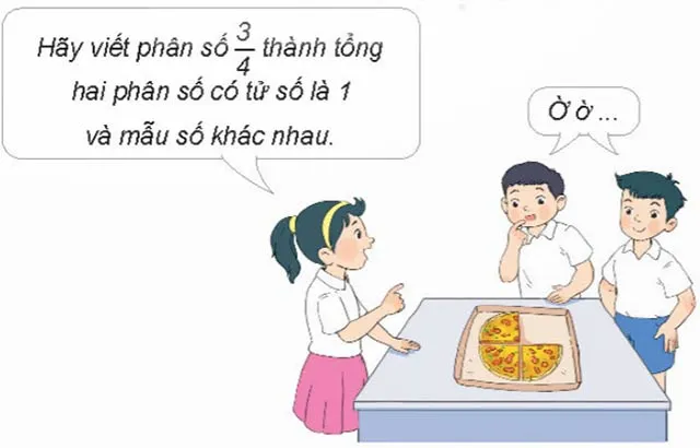 Toán lớp 4 Bài 70: Ôn tập phép tính với phân số