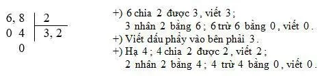 Toán lớp 5: Chia một số thập phân cho một số tự nhiên trang 63