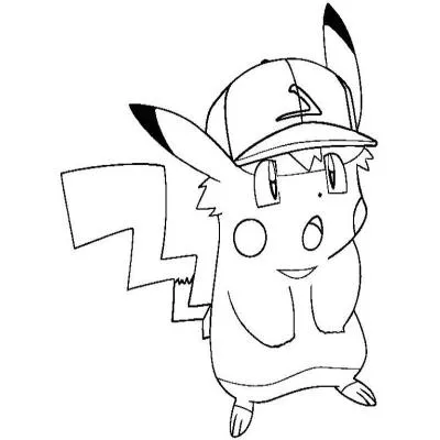 Tranh tô màu Pikachu