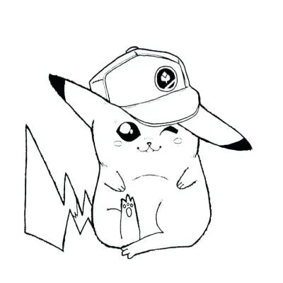 Tranh tô màu Pikachu