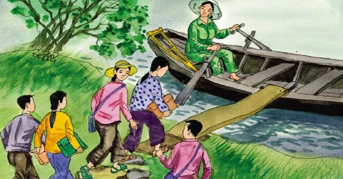 Văn mẫu lớp 10: Phân tích bài Người ở bến sông Châu