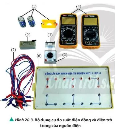 Vật lí 11 Bài 20: Thực hành xác định suất điện động và điện trở trong của pin