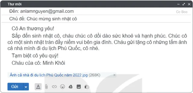 Viết: Hướng dẫn cách viết thư – Tiếng Việt 4 Kết nối tri thức