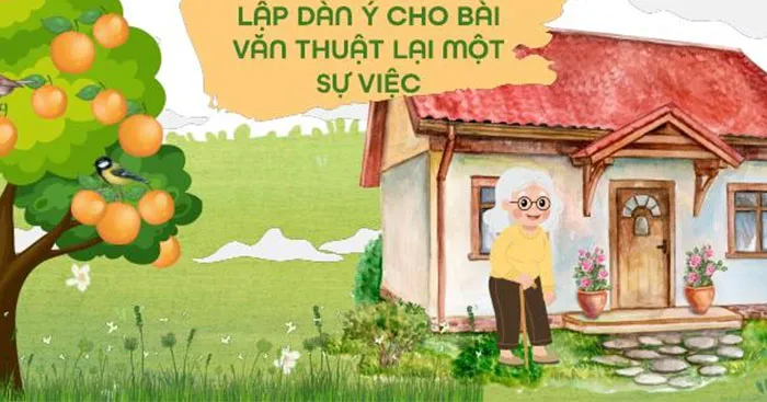 Viết: Lập dàn ý cho bài văn thuật lại một sự việc – Tiếng Việt 4 Kết nối tri thức