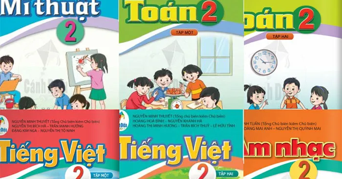 Yêu cầu cần đạt các môn lớp 2 sách Cánh diều