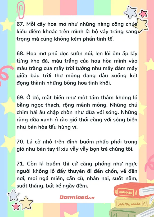 100 câu so sánh văn miêu tả Hay, độc đáo