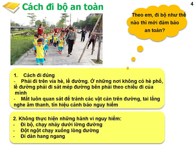 Bài giảng điện tử An toàn giao thông lớp 4 (Cả năm)