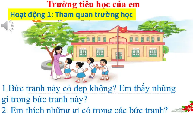 Bài giảng điện tử môn Hoạt động trải nghiệm 1 sách Cánh diều (Cả năm)