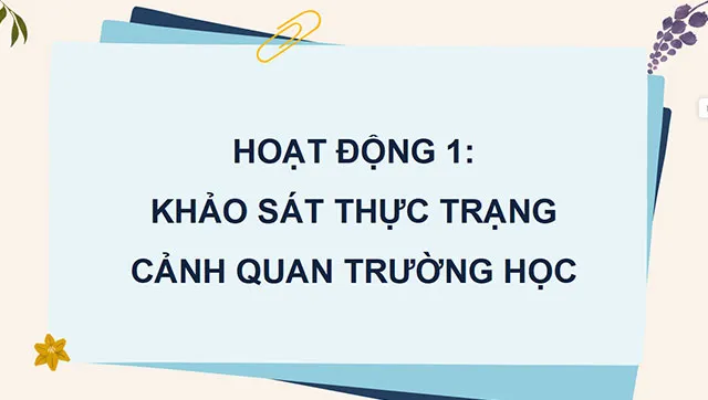 Bài giảng điện tử môn Hoạt động trải nghiệm 4 sách Cánh diều