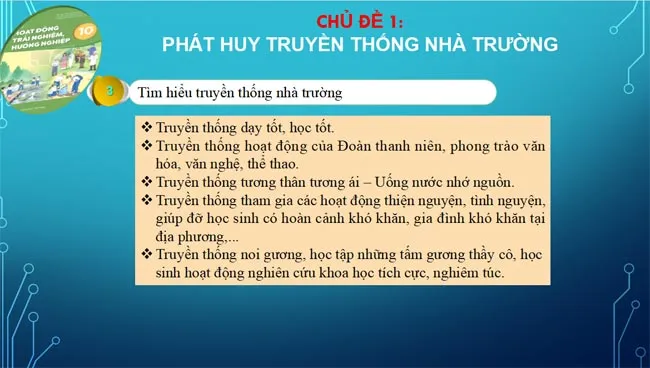 Bài giảng điện tử môn Hoạt động trải nghiệm hướng nghiệp 10 sách Kết nối tri thức với cuộc sống