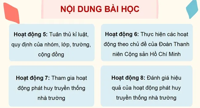 Bài giảng điện tử môn Hoạt động trải nghiệm hướng nghiệp 11 sách Cánh diều