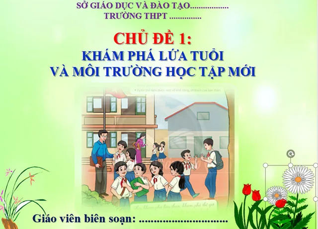 Bài giảng điện tử môn Hoạt động trải nghiệm hướng nghiệp 6 sách Chân trời sáng tạo (Cả năm)