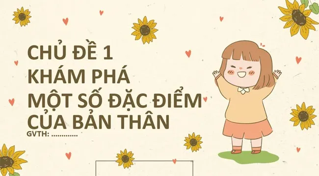 Bài giảng điện tử môn Hoạt động trải nghiệm hướng nghiệp 8 sách Chân trời sáng tạo