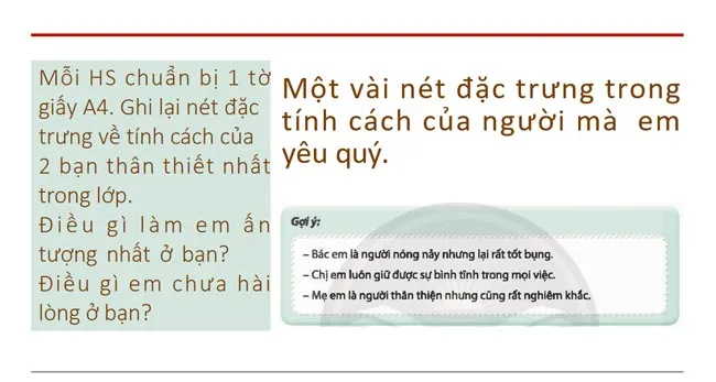 Bài giảng điện tử môn Hoạt động trải nghiệm hướng nghiệp 8 sách Chân trời sáng tạo