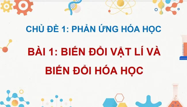 Bài giảng điện tử môn Khoa học tự nhiên 8 sách Cánh diều (Học kì 1)