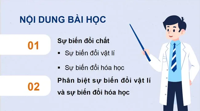 Bài giảng điện tử môn Khoa học tự nhiên 8 sách Cánh diều (Học kì 1)