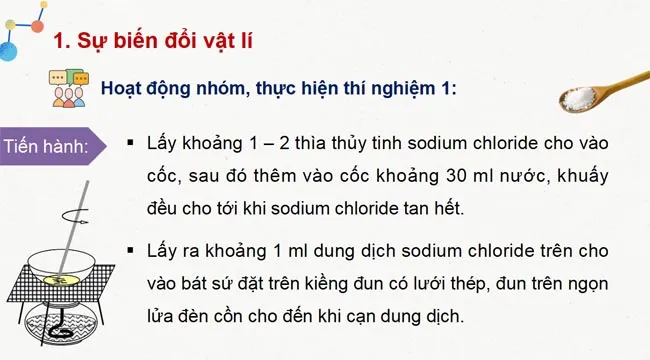 Bài giảng điện tử môn Khoa học tự nhiên 8 sách Cánh diều (Học kì 1)