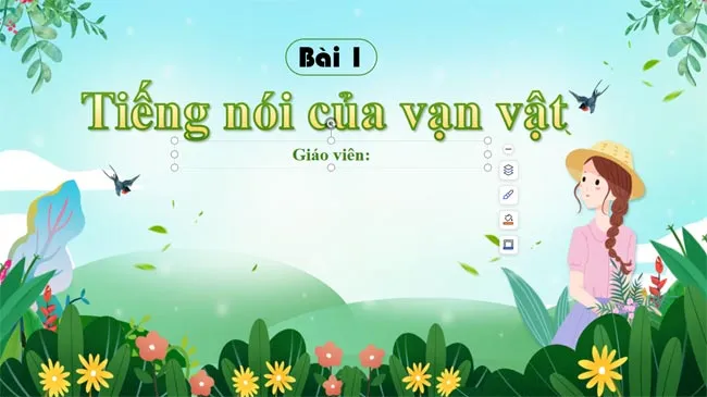 Bài giảng điện tử môn Ngữ văn 7 sách Chân trời sáng tạo