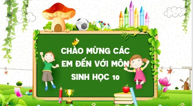 Bài giảng điện tử môn Sinh học 10 sách Chân trời sáng tạo