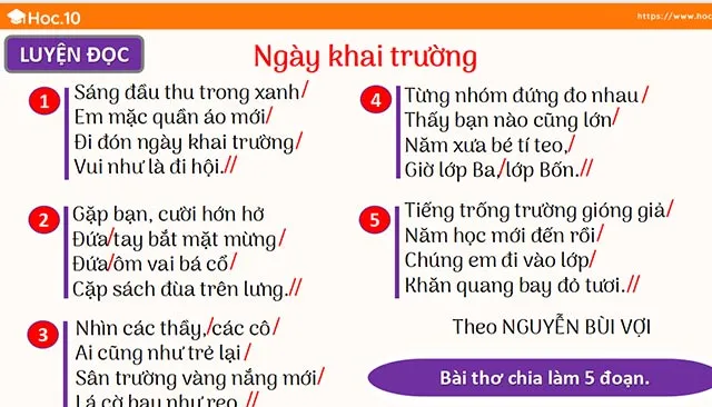 Bài giảng điện tử môn Tiếng Việt 3 sách Cánh diều (Cả năm)