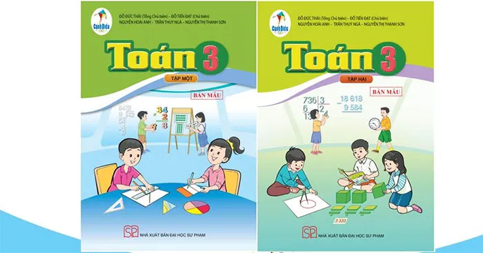 Bài giảng điện tử môn Toán 3 sách Cánh diều (Cả năm)