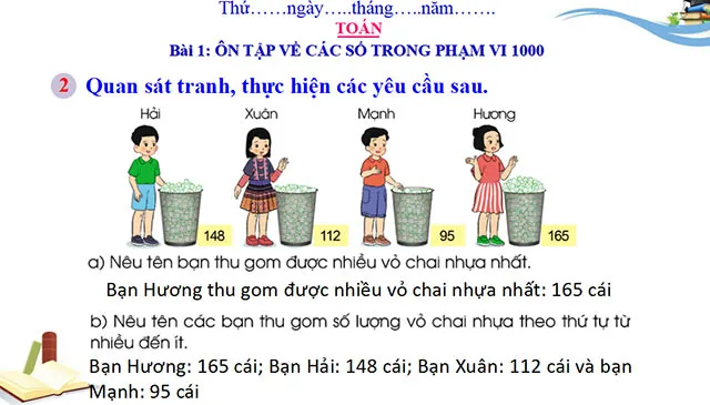 Bài giảng điện tử môn Toán 3 sách Cánh diều (Cả năm)