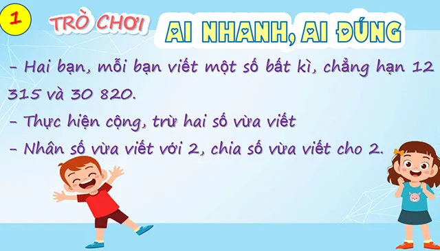 Bài giảng điện tử môn Toán 4 sách Cánh diều