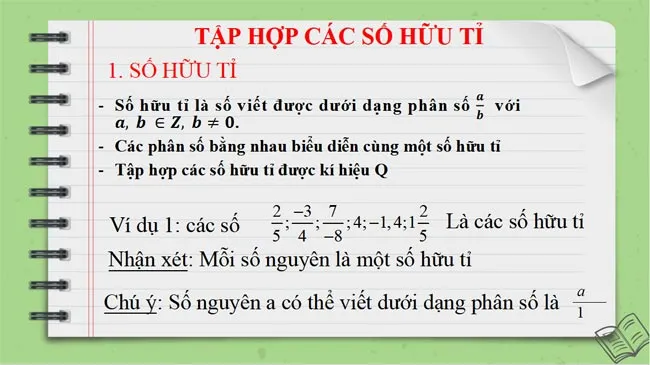 Bài giảng điện tử môn Toán 7 sách Chân trời sáng tạo