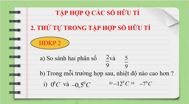 Bài giảng điện tử môn Toán 7 sách Chân trời sáng tạo