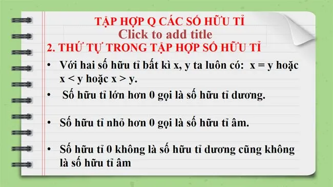 Bài giảng điện tử môn Toán 7 sách Chân trời sáng tạo