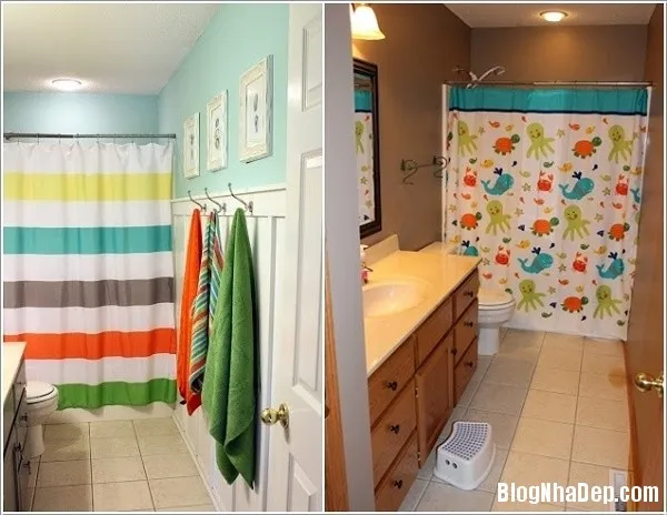 Bí quyết trang trí phòng tắm ngộ nghĩnh khi nhà có em bé